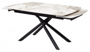 Стол RIVOLI 140 GLOSS LUXURY PANDORA SOLID CERAMIC / BLACK, ®DISAUR в Нытве - nytva.mebel24.online | фото 5