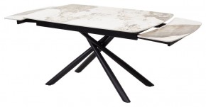 Стол RIVOLI 140 GLOSS LUXURY PANDORA SOLID CERAMIC / BLACK, ®DISAUR в Нытве - nytva.mebel24.online | фото 6