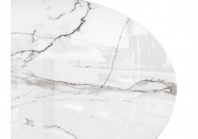 Стол стеклянный Абилин 100х76 белый мрамор / белый в Нытве - nytva.mebel24.online | фото 5