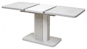 Стол STORK 120 Белый бетон/ Белый М-City в Нытве - nytva.mebel24.online | фото 3