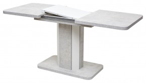 Стол STORK 120 Белый бетон/ Белый М-City в Нытве - nytva.mebel24.online | фото 4
