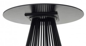 Стол TERNI 120 MATT BLACK MARBLE SOLID CERAMIC Черный мрамор матовый, керамика /Черн.каркас, ®DISAUR в Нытве - nytva.mebel24.online | фото 6