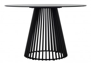 Стол TERNI 120 MATT BLACK MARBLE SOLID CERAMIC Черный мрамор матовый, керамика /Черн.каркас, ®DISAUR в Нытве - nytva.mebel24.online | фото 7