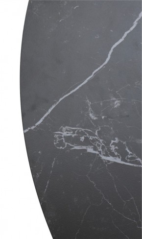 Стол TERNI 120 MATT BLACK MARBLE SOLID CERAMIC Черный мрамор матовый, керамика /Черн.каркас, ®DISAUR в Нытве - nytva.mebel24.online | фото 9