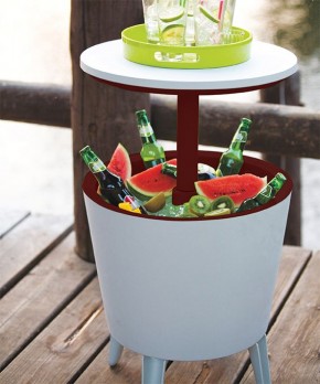 Столик-холодильник COOL BAR крем-шоколад в Нытве - nytva.mebel24.online | фото 2