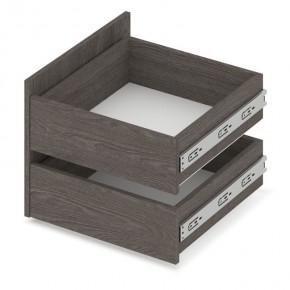 СТОУН С31 Шкаф 3-х створчатый с ящиками (анкор темный/анкор светлый) в Нытве - nytva.mebel24.online | фото 5