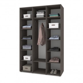 СТОУН С32 Шкаф 3-х створчатый (анкор темный/анкор светлый) в Нытве - nytva.mebel24.online | фото 3