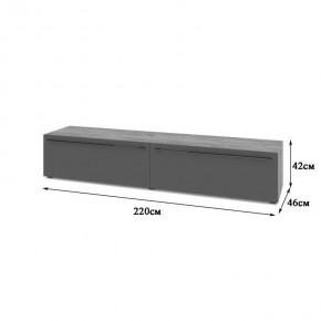 СТОУН С72 Тумба ТВ (золотой дуб/графит) в Нытве - nytva.mebel24.online | фото 2