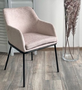 Стул АЛИСТЕР, цвет RAIN 2 какао велюр / черный каркас М-City в Нытве - nytva.mebel24.online | фото 3