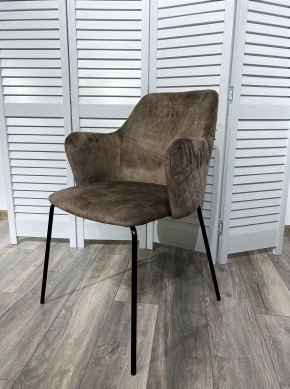 Стул AMARETTO VBP208 античный серо-бежевый/ черный каркас, М-City в Нытве - nytva.mebel24.online | фото 1