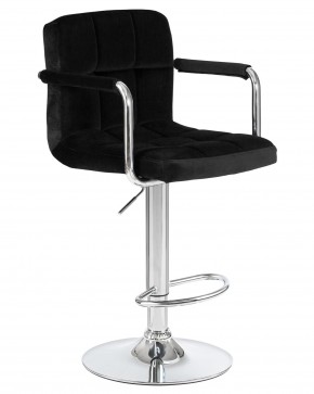 Стул барный DOBRIN KRUGER ARM, черный велюр (MJ9-101) в Нытве - nytva.mebel24.online | фото 2