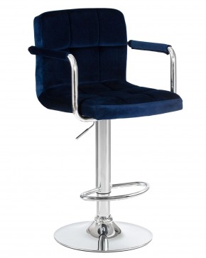 Стул барный DOBRIN KRUGER ARM, синий велюр (MJ9-117) в Нытве - nytva.mebel24.online | фото 2