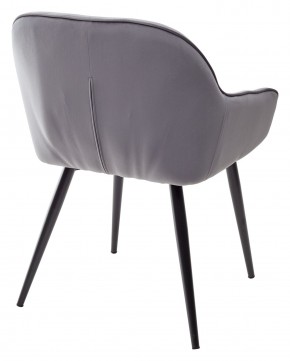 Стул BREEZE BLUVEL-14 GREY, велюр / черный каркас М-City в Нытве - nytva.mebel24.online | фото 2