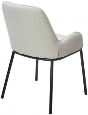 Стул BRIO CATO-01 Белый, фактурная ткань / черный каркас, ®DISAUR в Нытве - nytva.mebel24.online | фото 5