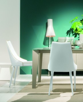 Стул CLARA 40.11 (TR505 white with sand cordonet, экокожа) в Нытве - nytva.mebel24.online | фото 2