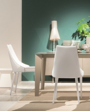 Стул CLARA 40.11 (TR505 white with sand cordonet, экокожа) в Нытве - nytva.mebel24.online | фото 3