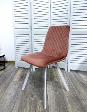 Стул DAIQUIRI BLUVEL-52 PINK / белый каркас, велюр М-City в Нытве - nytva.mebel24.online | фото 7