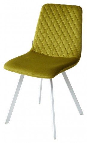 Стул DAIQUIRI BLUVEL-75 OLIVA / белый каркас, велюр М-City в Нытве - nytva.mebel24.online | фото 4