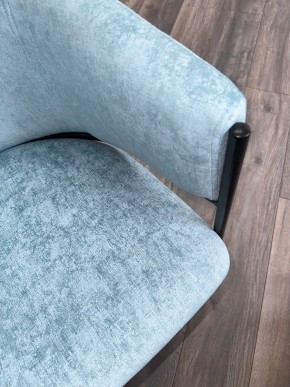 Стул ДИЛЛ, цвет RAIN 7 бриз, велюр / черный каркас М-City в Нытве - nytva.mebel24.online | фото 7