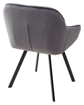 Стул GALE 360 град. поворот. BLUVEL-14 GREY, велюр/ черный каркас, М-City в Нытве - nytva.mebel24.online | фото 3