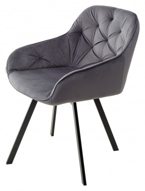 Стул GALE 360 град. поворот. BLUVEL-14 GREY, велюр/ черный каркас, М-City в Нытве - nytva.mebel24.online | фото 5