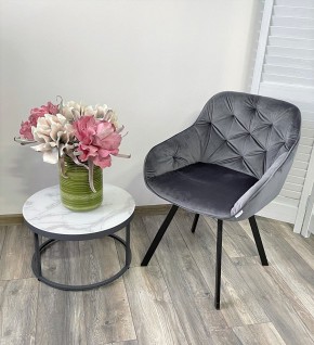 Стул GALE 360 град. поворот. BLUVEL-14 GREY, велюр/ черный каркас, М-City в Нытве - nytva.mebel24.online | фото 8