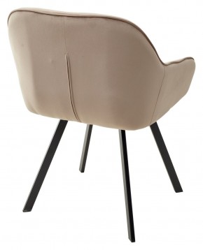 Стул GALE 360 град. поворот. BLUVEL-40 BEIGE, велюр/ черный каркас, М-City в Нытве - nytva.mebel24.online | фото 4