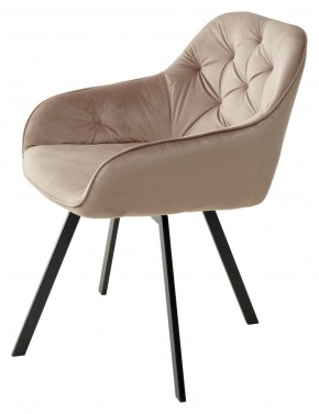 Стул GALE 360 град. поворот. BLUVEL-40 BEIGE, велюр/ черный каркас, М-City в Нытве - nytva.mebel24.online | фото 5