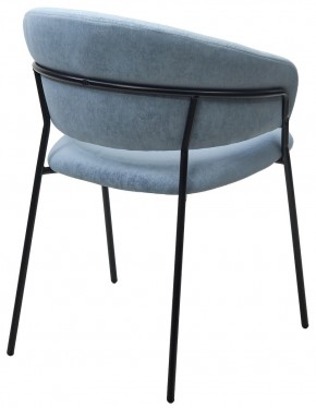 Стул ГЕММА, цвет RAIN 13 blue, велюр / черный каркас М-City в Нытве - nytva.mebel24.online | фото 9