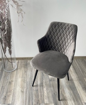 Стул HERMAN 360 град. ГРАФИТ #14, велюр / черный каркас М-City в Нытве - nytva.mebel24.online | фото 3