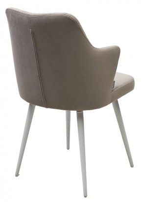 Стул HERMAN 360 град. ЛАТТЕ #25, велюр / белый каркас М-City в Нытве - nytva.mebel24.online | фото 5