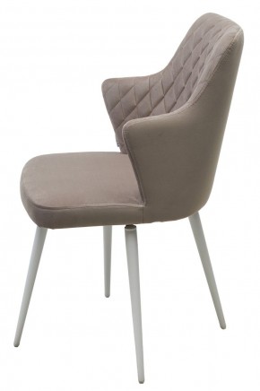 Стул HERMAN 360 град. ЛАТТЕ #25, велюр / белый каркас М-City в Нытве - nytva.mebel24.online | фото 6