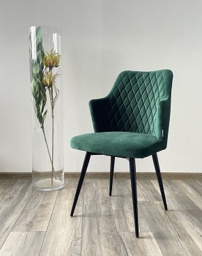 Стул HERMAN 360 град. ЗЕЛЕНЫЙ #19, велюр / черный каркас М-City в Нытве - nytva.mebel24.online | фото 2