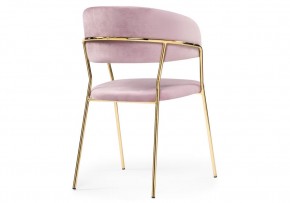 Стул на металлокаркасе Kamelia pink / gold в Нытве - nytva.mebel24.online | фото 4