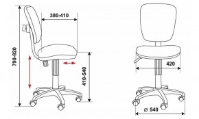 Стул компьютерный Бюрократ CH-204NX/26-28 черный в Нытве - nytva.mebel24.online | фото