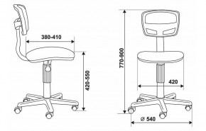 Стул компьютерный Бюрократ CH-299NX/15-21 черный в Нытве - nytva.mebel24.online | фото