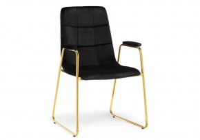 Стул на металлокаркасе black / gold в Нытве - nytva.mebel24.online | фото