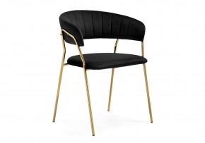 Стул на металлокаркасе Kamelia 1 black / gold в Нытве - nytva.mebel24.online | фото