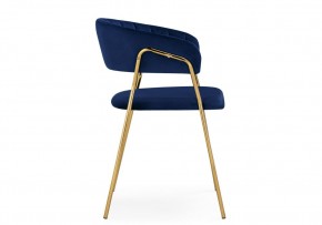 Стул на металлокаркасе Kamelia 1 dark blue / gold в Нытве - nytva.mebel24.online | фото 3