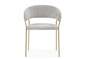 Стул на металлокаркасе Kamelia 1 light gray fabric / gold в Нытве - nytva.mebel24.online | фото 3