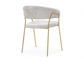 Стул на металлокаркасе Kamelia 1 light gray fabric / gold в Нытве - nytva.mebel24.online | фото 5