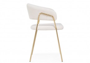 Стул на металлокаркасе Kamelia 1 white fabric / gold в Нытве - nytva.mebel24.online | фото 4