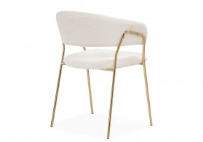 Стул на металлокаркасе Kamelia 1 white fabric / gold в Нытве - nytva.mebel24.online | фото 5