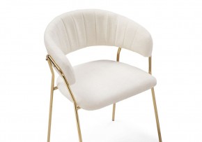 Стул на металлокаркасе Kamelia 1 white fabric / gold в Нытве - nytva.mebel24.online | фото 6