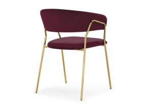 Стул на металлокаркасе Kamelia 1 wine red / gold в Нытве - nytva.mebel24.online | фото 4