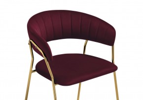 Стул на металлокаркасе Kamelia 1 wine red / gold в Нытве - nytva.mebel24.online | фото 5