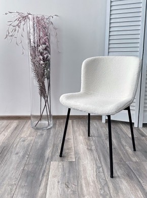 Стул RIYA UF992-01 Белый, teddy / черный каркас М-City в Нытве - nytva.mebel24.online | фото 3