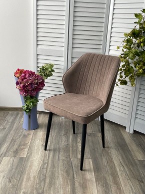 Стул VENA, цвет B5 Капучино, велюр / черный каркас М-City в Нытве - nytva.mebel24.online | фото 2