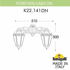 Светильник на штанге Fumagalli Saba K22.141.000.WYF1RDN в Нытве - nytva.mebel24.online | фото 2