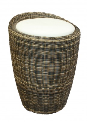 Табурет с местом для хранения LM-1100Rattan, кремовый в Нытве - nytva.mebel24.online | фото